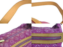 Load image into Gallery viewer, LOUIS VUITTON ルイヴィトン バギーPM ワンショルダーバッグ M95212 モノグラム デニム レザー ピンク 美品 中古 4b002457