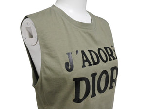 極美品 Christian Dior クリスチャンディオール J'ADORE DIOR ジャドールディオール タンクトップ 3P16155300 サイズ42 ガリアーノ期 中古 4b002458