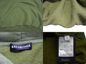 BALENCIAGA バレンシアガ パーカー 528641 サイズ2 コットン ポリエステル レーヨン ポリエステル TBV31 美品 中古 4b002460