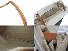 Load image into Gallery viewer, 新品未使用 HERMES エルメス ALINE MM アリーヌMM ショルダーバッグ Hプリュムキャンバス アイボリー ブラウン W刻印 中古 4b002463