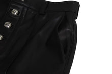 画像をギャラリービューアに読み込む, 以前同様 CHROME HEARTS クロムハーツ ラムスキン レザーパンツ クロスボール サイズ26 レザー シルバー925 中古 4b002465 