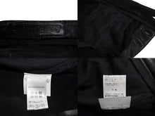 画像をギャラリービューアに読み込む, 以前同様 CHROME HEARTS クロムハーツ ラムスキン レザーパンツ クロスボール サイズ26 レザー シルバー925 中古 4b002465 