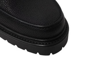 新品未使用 HERMES エルメス Klement loafer クレメント モカシンローファー WS7251999ZA サイズ42 1/2 カーフスキン ブラック 中古 4b002468