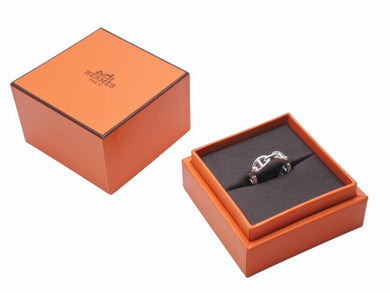 新品未使用 HERMES エルメス シェーヌダンクル アンシェネ PM リング サイズ53 13号 シルバー AG925 5.5g 中古 4b002469