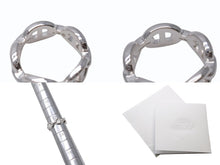 Load image into Gallery viewer, 新品未使用 HERMES エルメス シェーヌダンクル アンシェネ PM リング サイズ53 13号 シルバー AG925 5.5g 中古 4b002469