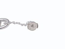 Load image into Gallery viewer, 新品未使用 HERMES エルメス ファランドールMM イヤリング シルバー シルバー925 シルバー金具 6.9g シェーヌダングル ロゴ チェーン 中古 4b002470
