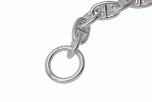 新品未使用 HERMES エルメス シェーヌダンクルMM ブレスレット 23G102353 フランス製 16コマ シルバー925 55.8g 中古 4b002471