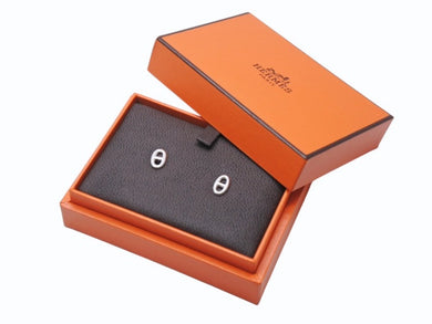 新品未使用品 HERMES エルメス ピアス ファランドール TPM SV925 スタッドピアス ジュエリー 中古 4b002472
