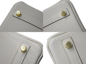 新品未使用 HERMES エルメス ハンドバッグ K刻印 バーキン25 クレ ゴールド金具トゴ 中古 4b002474