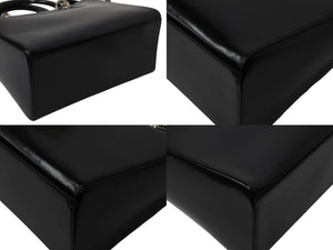 Christian Dior クリスチャンディオール Lady Dior レディディオール 2WAYバッグ VGL44551 カーフレザー ブラック ガリアーノ期 美品 中古 4b002476