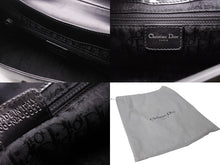 Load image into Gallery viewer, Christian Dior クリスチャンディオール サドル ハンドバッグ 00-MA-0033 カーフレザー ブラック ガリアーノ期 シルバー金具 美品 中古 4b002477