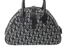 Load image into Gallery viewer, 新品同様 Christian Dior クリスチャンディオール ダブルサドル ハンドバッグ PZ 1012 トロッター柄 ブラック ガリアーノ期 中古 4b002478