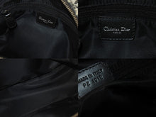Load image into Gallery viewer, 新品同様 Christian Dior クリスチャンディオール ダブルサドル ハンドバッグ PZ 1012 トロッター柄 ブラック ガリアーノ期 中古 4b002478