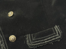 Load image into Gallery viewer, CHANEL シャネル ダブルジャケット メンズ ブラック P38249V15297 ココマーク装飾 ベルベット サイズ50 94305 美品 中古 4b002480