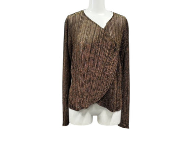 ISSEY MIYAKE イッセイミヤケ PLEATS PLEASE プリーツプリーズ カーディガン PP83-J0712 サイズ4 プリーツ ラメ 美品 中古 4b002483