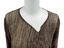 Load image into Gallery viewer, ISSEY MIYAKE イッセイミヤケ PLEATS PLEASE プリーツプリーズ カーディガン PP83-J0712 サイズ4 プリーツ ラメ 美品 中古 4b002483
