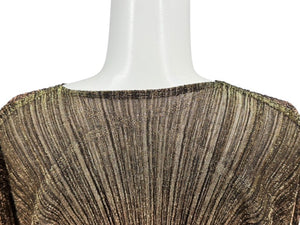 ISSEY MIYAKE イッセイミヤケ PLEATS PLEASE プリーツプリーズ カーディガン PP83-J0712 サイズ4 プリーツ ラメ 美品 中古 4b002483