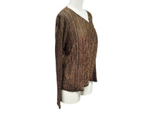 Load image into Gallery viewer, ISSEY MIYAKE イッセイミヤケ PLEATS PLEASE プリーツプリーズ カーディガン PP83-J0712 サイズ4 プリーツ ラメ 美品 中古 4b002483