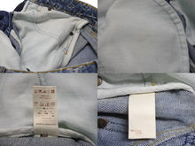 Load image into Gallery viewer, LOUIS VUITTON ルイヴィトン ショートパンツ モノグラム ブルー コットン デニム サイズ34 WMSK01CF7 美品 中古 4b002485