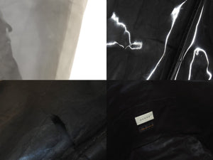 GUCCI×COMME des GARCONS グッチ コムデギャルソン ビニールトートバッグ od-k221 ポリウレタン クラフト紙 ブラック マルチカラー 美品 中古 4b002491