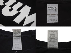 極美品 WAGYU MAFIA 和牛マフィア 堀江貴文 プリント 半袖Ｔシャツ GILDANボディ コットン ブラック サイズXL 中古 4b002501
