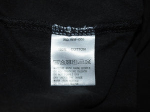 極美品 WAGYU MAFIA 和牛マフィア メタリカサンプリングロゴＴシャツ コットン ブラック イエロー サイズL 中古 4b002504