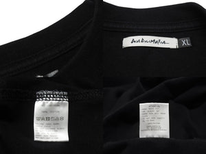 極美品 WAGYU MAFIA CHATEAUBRIAND 和牛マフィア シャトーブリアン 照プリントＴシャツ コットン ブラック サイズXL 中古 4b002507