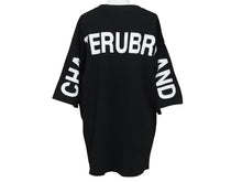 Load image into Gallery viewer, 極美品 WAGYU MAFIA CHATEAUBRIAND 和牛マフィア シャトーブリアン 照プリントＴシャツ コットン ブラック サイズXL 中古 4b002507