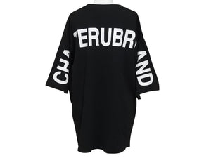 極美品 WAGYU MAFIA CHATEAUBRIAND 和牛マフィア シャトーブリアン 照プリントＴシャツ コットン ブラック サイズXL 中古 4b002507
