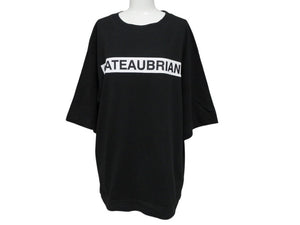 CHATEAUBRIAND シャトーブリアン WAGYU MAFIA 和牛マフィア バックロゴ プリントＴシャツ ブラック コットン サイズL 美品 中古 4b002509