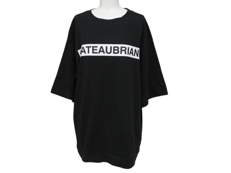 CHATEAUBRIAND シャトーブリアン WAGYU MAFIA 和牛マフィア バックロゴ プリントＴシャツ ブラック コットン サイズL 美品 中古 4b002509
