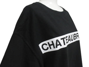 CHATEAUBRIAND シャトーブリアン WAGYU MAFIA 和牛マフィア バックロゴ プリントＴシャツ ブラック コットン サイズL 美品 中古 4b002509