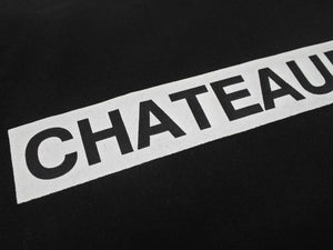 CHATEAUBRIAND シャトーブリアン WAGYU MAFIA 和牛マフィア バックロゴ プリントＴシャツ ブラック コットン サイズL 美品 中古 4b002509