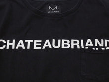 Load image into Gallery viewer, CHATEAUBRIAND WAGYU MAFIA シャトーブリアン 和牛マフィア ポケットＴシャツ コットン ブラック サイズL 美品 中古 4b002511