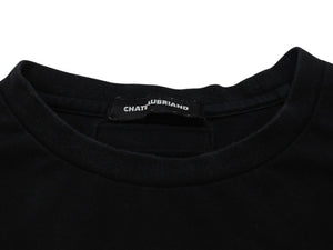 CHATEAUBRIAND シャトーブリアン WAGYU MAFIA 和牛マフィア プリントＴシャツ コットン ブラック サイズL 美品 中古 4b002512
