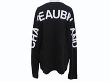 Load image into Gallery viewer, 極美品 CHATEAUBRIAND シャトーブリアン ロゴプリント ロングスリーブＴシャツ コットン ブラック サイズL 中古 4b002513