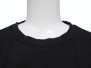 極美品 CHATEAUBRIAND シャトーブリアン #onigiriforlove 半袖Ｔシャツ プリント コットン ブラック サイズL 中古 4b002525