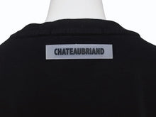 Load image into Gallery viewer, 極美品 CHATEAUBRIAND シャトーブリアン #onigiriforlove 半袖Ｔシャツ プリント コットン ブラック サイズL 中古 4b002525