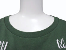 Load image into Gallery viewer, MASHI NO MASHI TOKYO マシのマシの東京 プリント半袖Ｔシャツ コットン グリーン サイズ2 美品 中古 4b002526