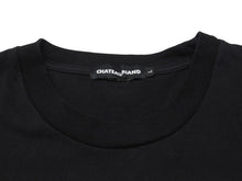 Load image into Gallery viewer, 極美品 CHATEAUBRIAND シャトーブリアン AFURI × MASHI NO MASHI TOKYO 半袖Ｔシャツ ブラック コットン コラボ サイズL 中古 4b002525