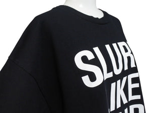 極美品 CHATEAUBRIAND シャトーブリアン AFURI × MASHI NO MASHI TOKYO 半袖Ｔシャツ ブラック コットン コラボ サイズL 中古 4b002525