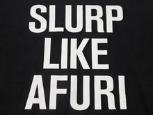 Load image into Gallery viewer, 極美品 CHATEAUBRIAND シャトーブリアン AFURI × MASHI NO MASHI TOKYO 半袖Ｔシャツ ブラック コットン コラボ サイズL 中古 4b002525