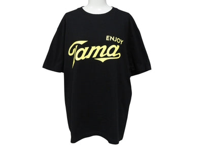 極美品 ENJOY Tama エンジョイ多摩 コカコーラサンプリング Ｔシャツ コットン ブラック サイズL 中古 4b002527