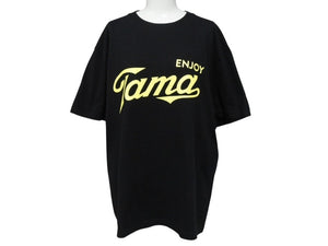 極美品 ENJOY Tama エンジョイ多摩 コカコーラサンプリング Ｔシャツ コットン ブラック サイズL 中古 4b002527