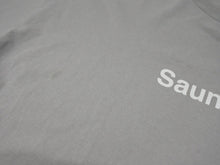 Load image into Gallery viewer, TTNE ティーティーエヌイー SaunnerTM Logo ロゴプリント サウナー 半袖Ｔシャツ グレー コットン サイズXL 美品 中古 4b002529