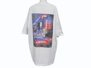 Chain&co. チェーンアンドコー 大東洋 グラフィック 半袖Ｔシャツ ホワイト コットン プリント サイズXL 良品 中古 4b002530