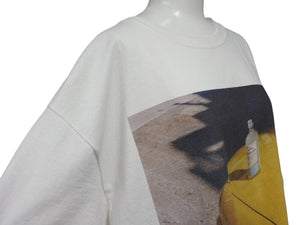 GASATANG ガサタン OSUZU GIN 尾鈴山蒸留所 プリント半袖Ｔシャツ コットン ホワイト サイズL 良品 中古 4b002531