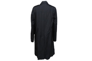 Christian Dior クリスチャンディオール トレンチコート 4A12088000 ガリアーノ期 ブラック ナイロン ウール 36 美品 中古 4b002533