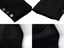 Load image into Gallery viewer, Christian Dior クリスチャンディオール トレンチコート 4A12088000 ガリアーノ期 ブラック ナイロン ウール 36 美品 中古 4b002533