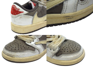 NIKE ナイキ エアジョーダン Air Jordan Travis Scott X Jordan 1 コラボ スニーカー ジュニア キッズ 良品 中古 4b002537